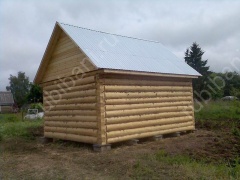 Дом 4×4 м в лапу, 16 м²