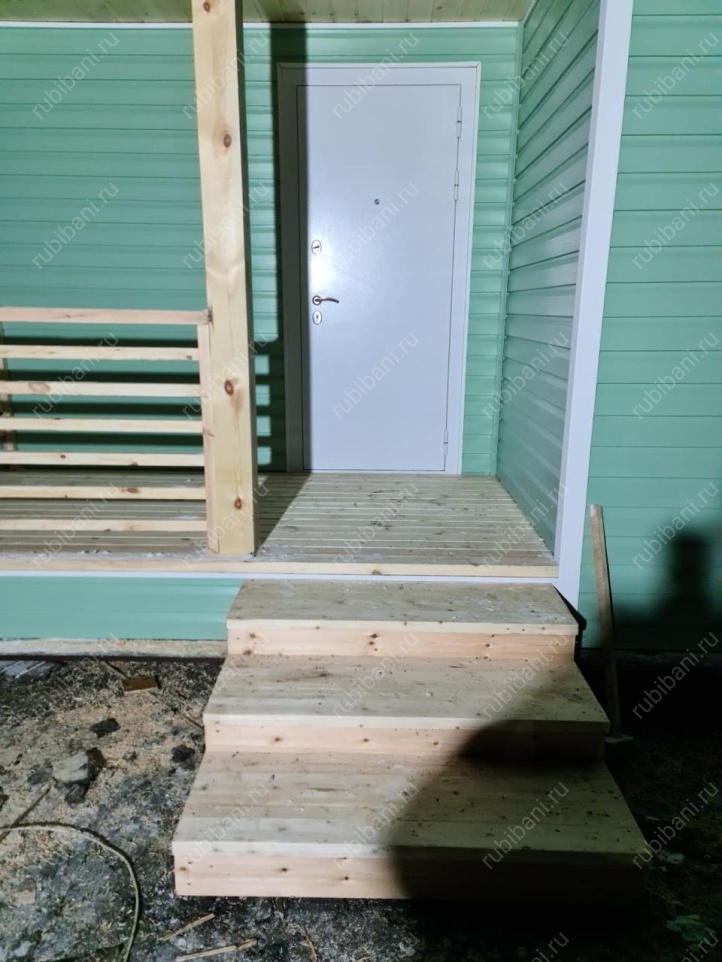 Баня из бруса 6х8 Проект Б-81 — фото 12 Баня из бруса 6х8 Проект Б-81 — фото 12