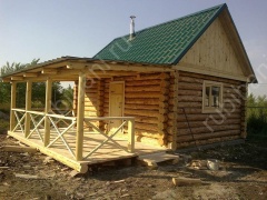 Баня с летней террасой 30 м²