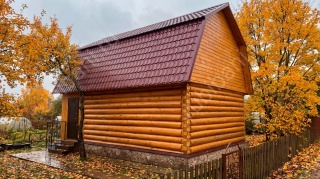 Дом-баня 6×6 м, 36 м²
