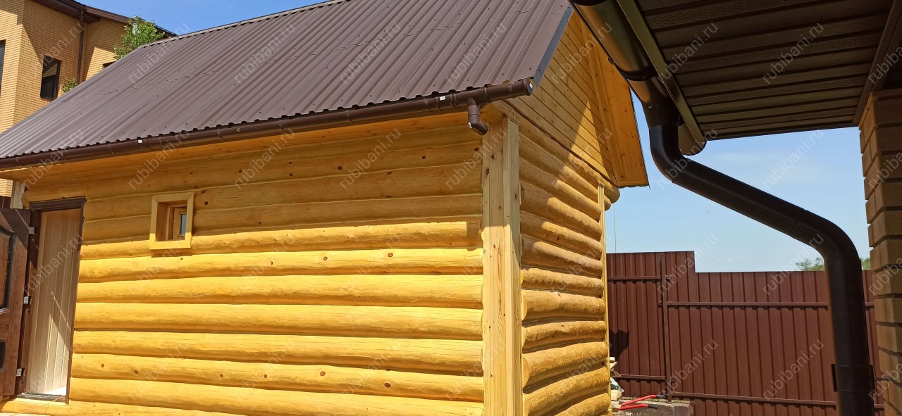 Баня в лапу 3 на 6 — фото 2 Баня в лапу 3 на 6 — фото 2