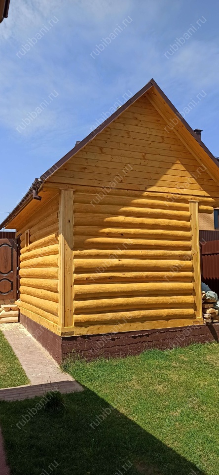 Баня в лапу 3 на 6 — фото 6 Баня в лапу 3 на 6 — фото 6