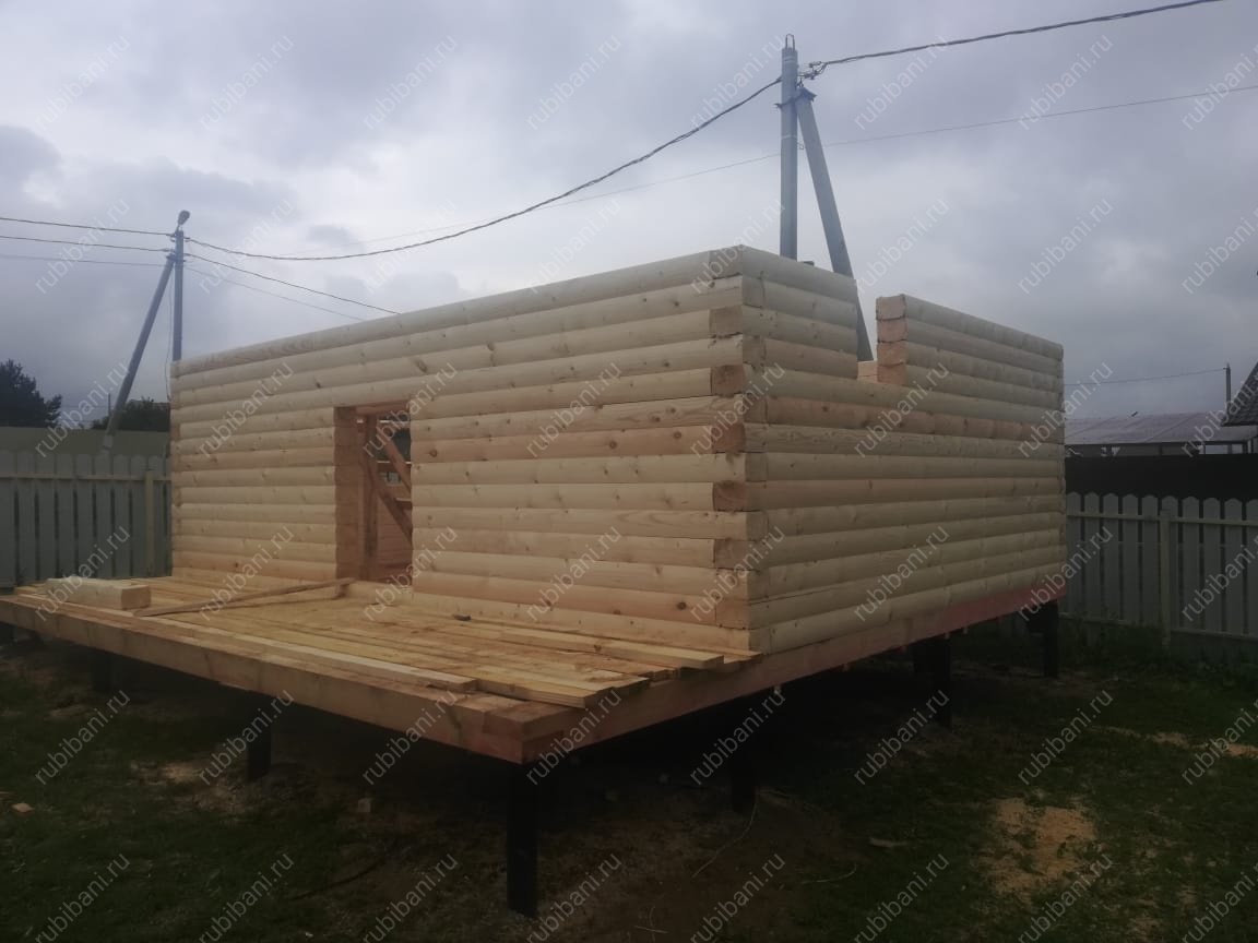 Брус 6 на 4 с террасой и мансардой — фото 11 Брус 6 на 4 с террасой и мансардой — фото 11