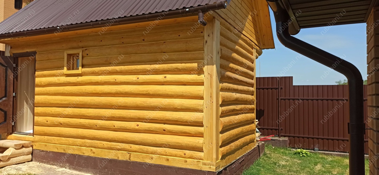 Баня в лапу 3 на 6 — фото 3 Баня в лапу 3 на 6 — фото 3