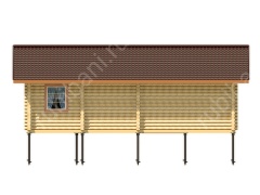 Баня из бревна 10×10 (ББ-51), 100 м²
