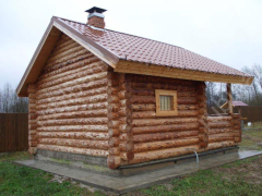 Баня 5×3 с террасой, 15 м²