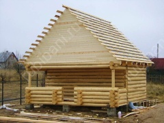 Дом 4×6 м в чашу, 24 м²