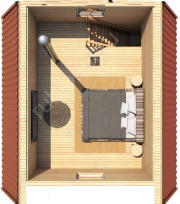 Дом-баня 6×5, 30 м²