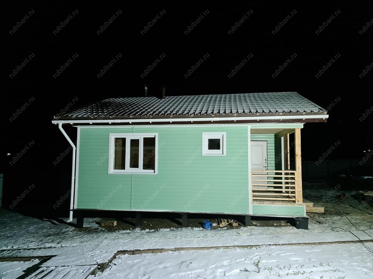 Баня из бруса 6х8 Проект Б-81 — фото 7 Баня из бруса 6х8 Проект Б-81 — фото 7