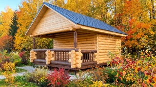 Баня 5×5 с террасой, 35 м²