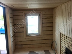 Баня 4×3 с террасой, 20 м²