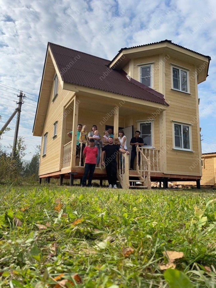 Дом из профилированного бруса — фото 1 Дом из профилированного бруса — фото 1