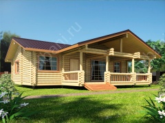 Баня из бревна 10×10 (ББ-51), 100 м²