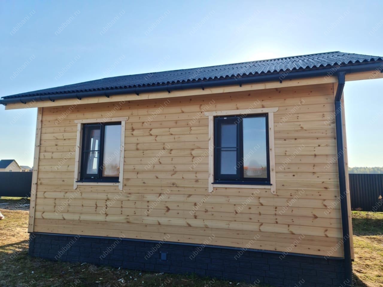 Баня под ключ  7х7 с крыльцом — фото 5 Баня под ключ  7х7 с крыльцом — фото 5