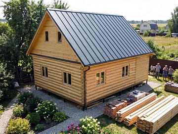 Дом-баня 6×6, 36 м²