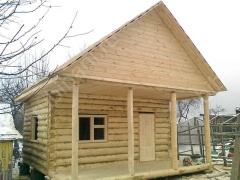 Баня 6×3 с террасой, 30 м²