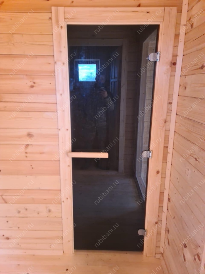 Баня под ключ  7х7 с крыльцом — фото 13 Баня под ключ  7х7 с крыльцом — фото 13