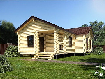Баня из бревна 7×14