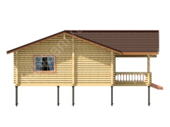 Баня из бревна 10×10 (ББ-51), 100 м²