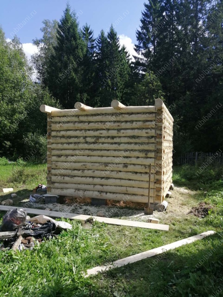 Баня 3 на 3, сруб в лапу — фото 4 Баня 3 на 3, сруб в лапу — фото 4