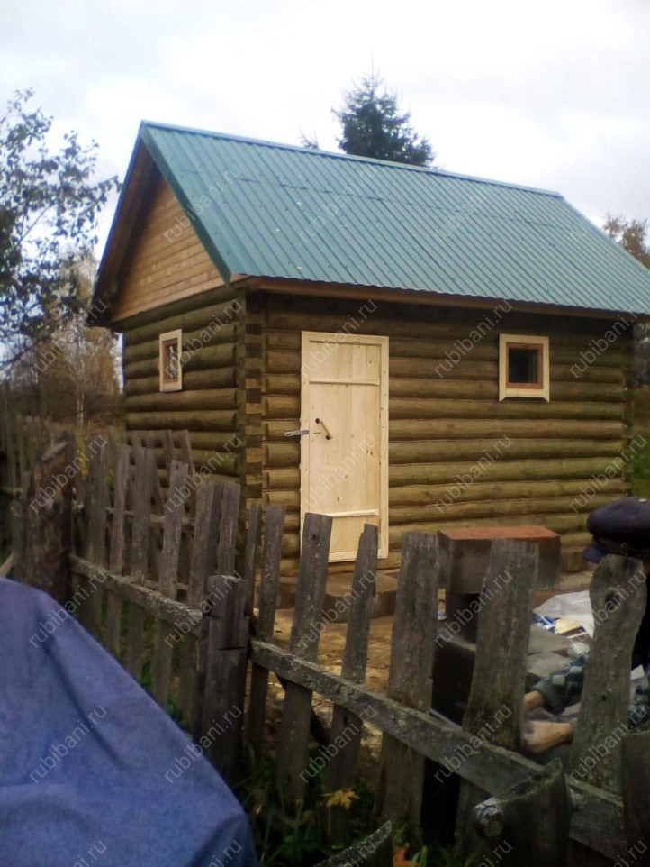 Баня 3 на 5, сруб в лапу — фото 1 Баня 3 на 5, сруб в лапу — фото 1