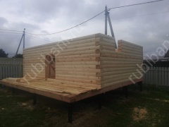 Баня из бруса 6 на 4 двухэтажная (БН-3) 24 м²