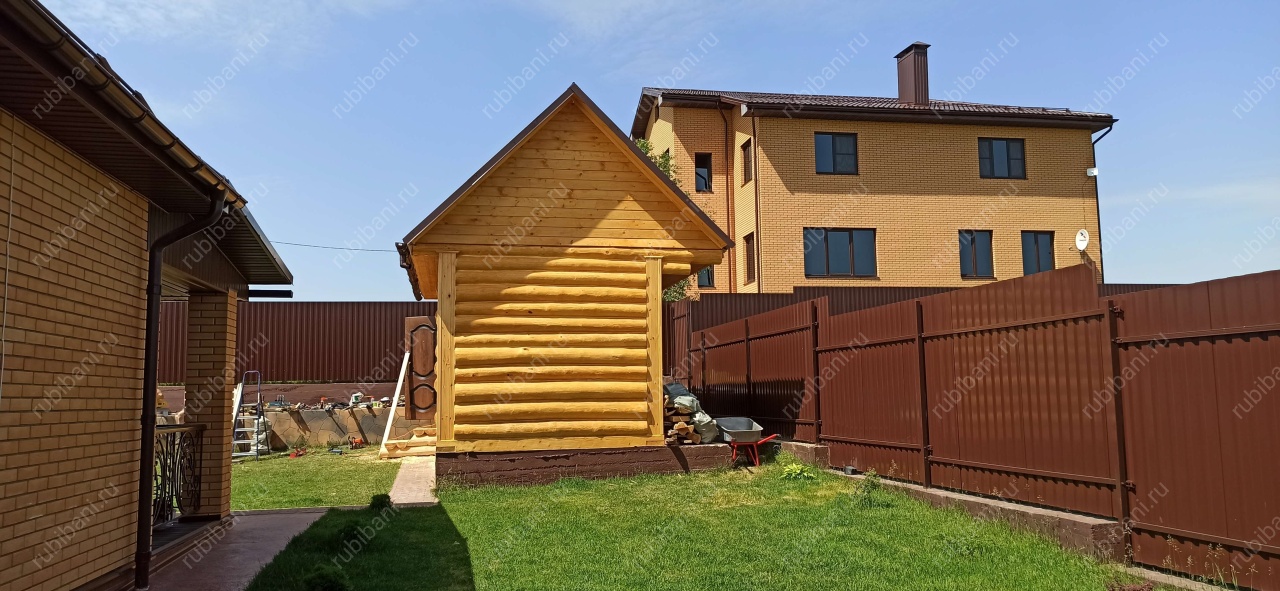 Баня в лапу 3 на 6 — фото 4 Баня в лапу 3 на 6 — фото 4